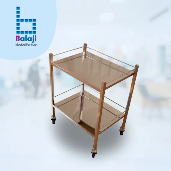 Stainless Steel Instrument Trolley (SBE-1072)